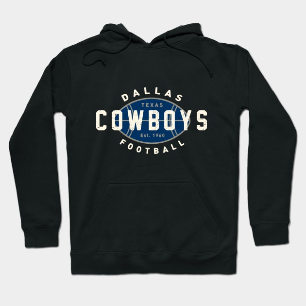 Dallas Cowboys 3 by Buck Tee Hoodie by Buck Tee